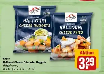 REWE Center Greco Halloumi Cheese Frias oder Nuggets 230-g-Btl. Angebot