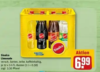 REWE Center Sinalco Limonade 12 x 1-l-Fl.-Kasten Angebot