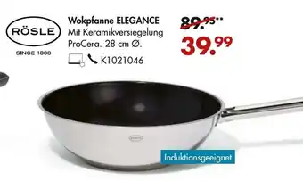 Galeria Rösle Wokpfanne Elegance Angebot