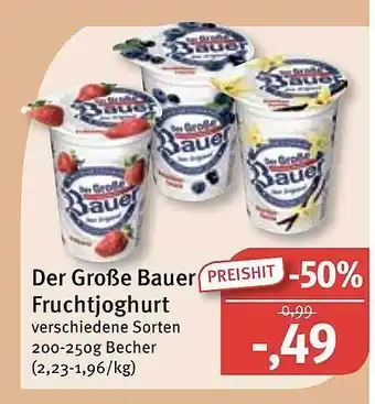 Feneberg Der große bauer fruchtjoghurt Angebot