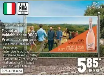 METRO Mionetto valdobbiadene docg prosecco superiore Angebot