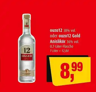 Markant Markt Ouzo 12 oder gold anislikör Angebot