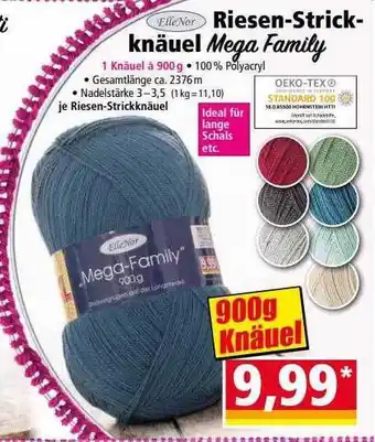 Norma Ellenor riesen-strickknäuel mega family Angebot