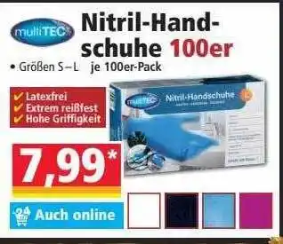 Norma Multitec nitril-handschuhe 100er Angebot