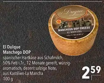 CITTI Markt El dulque manchego dop Angebot