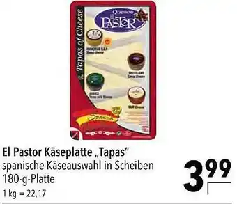 CITTI Markt El pastor käseplatte „tapas“ Angebot