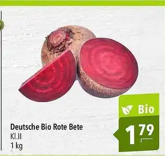 CITTI Markt Deutsche bio rote bete Angebot