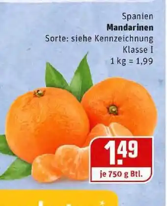 REWE Kaufpark Mandarinen Angebot