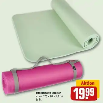 REWE Center Fitnessmatte ,,NBR" Angebot