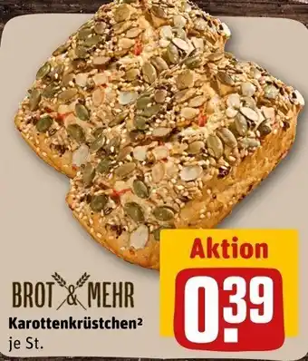 REWE Center Brot & Mehr Karottenkrüstchen Angebot