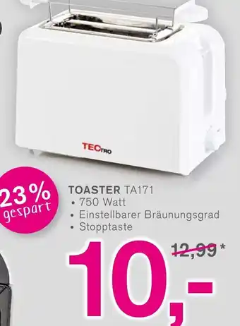 KODi Tectro Toaster TA171 Angebot