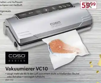 Selgros Caso Design Vakuumierer VC10 Angebot