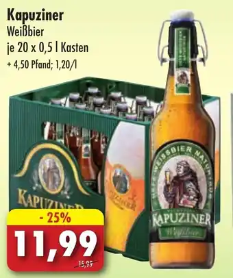 Lösch Depot Kapuziner Weißbier 20x0,5 L Kasten Angebot