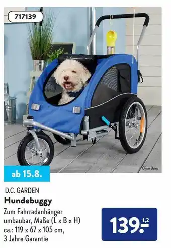 Aldi Süd Hundebuggy d.c. garden Angebot