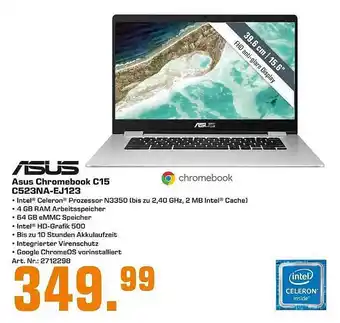 Saturn Asus chromebook c15 c523na-ej123 Angebot