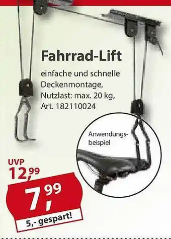 Sonderpreis Baumarkt Fahrrad-lift Angebot