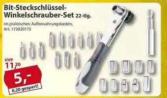 Sonderpreis Baumarkt Bit-steckschlüssel-winkelschrauber-set Angebot