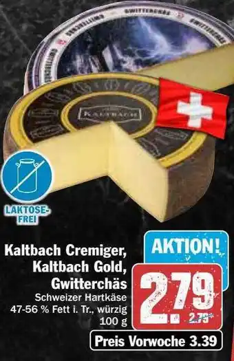 Hit Kaltbach cremiger, kaltbach gold, gwitterchäs Angebot