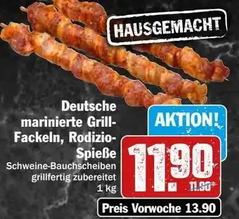 Hit Deutsche marinierte grill-fackeln, rodizio-spieße Angebot