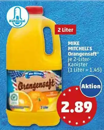 PENNY Mike Mitchell's Orangensaft 2L Angebot