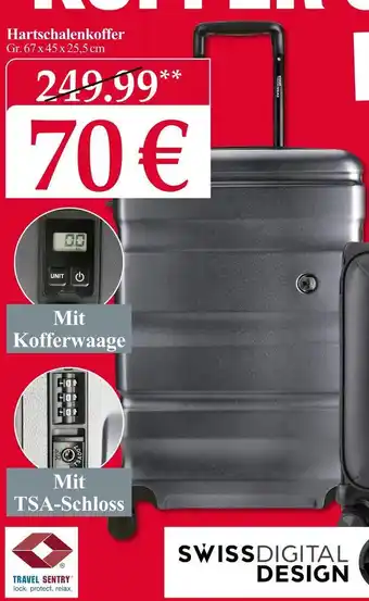 Woolworth Swiss digital hartschalenkoffer Angebot