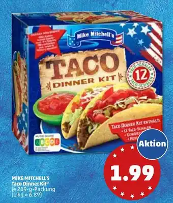 PENNY Mike Mitchell's Taco Dinner Kit 289g Angebot