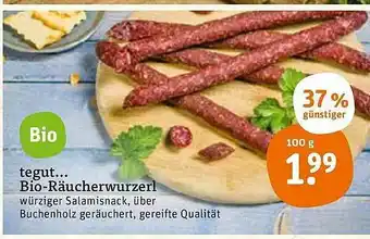 tegut Bio-räucherwurzerl 100g Angebot