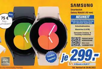 Expert Bening Samsung Smartwatch Galaxy Watch5 (40 mm) Angebot