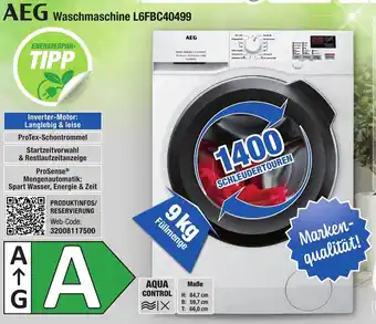 Expert Bening AEG Waschmaschine L6FBC40499 Angebot