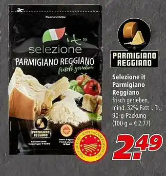 Marktkauf Selezione It Parmigiano Reggiano 90g Angebot