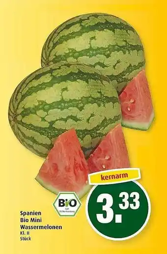 Markant Bio Mini Wassermelonen Angebot