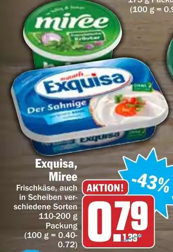 Hit Exquisa, Miree 110-200g Angebot