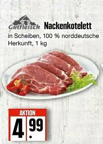 Edeka Frischemarkt Gutfleisch Nackenkotelett 1kg Angebot