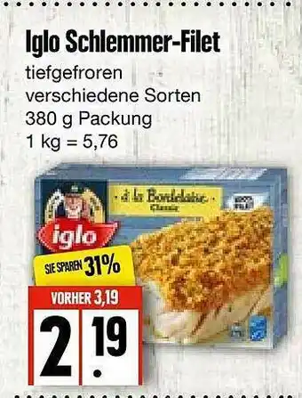 Edeka Frischemarkt Iglo Schlemmer-filet 380g Angebot