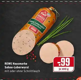 REWE Kaufpark Rewe Hausmarke Sahne-leberwurst 100g Angebot