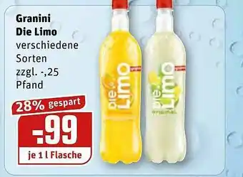 REWE Kaufpark Granini Die Limo 1L Angebot