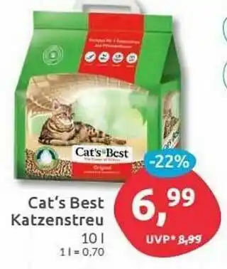 Budni Cat's Best Katzenstreu 10 l Angebot