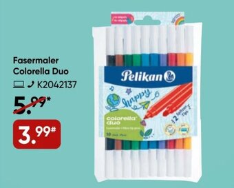 Galeria Pelikan Fasermaler Colorella Duo Angebot