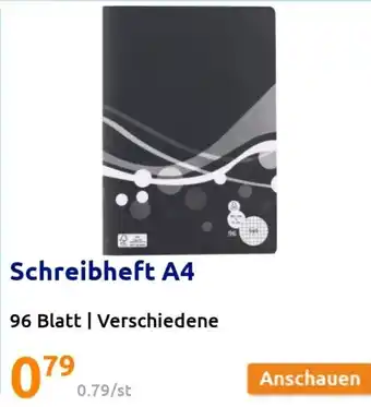 Action Schreibheft A4, 96 Blatt Angebot