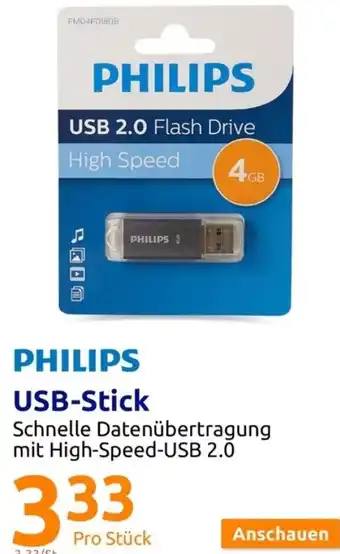 Action Philips USB Stick Angebot