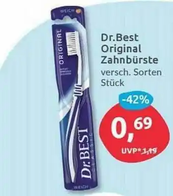 Budni Dr Best Original Zahnbürste Angebot