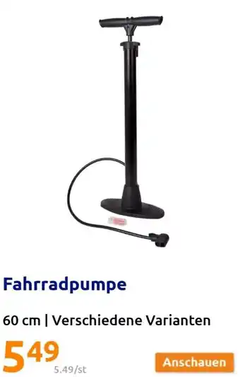 Action Fahrradpumpe 60 cm Angebot