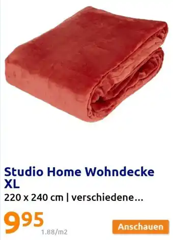 Action Studio Home Wohndecke XL 220 x 240 cm Angebot