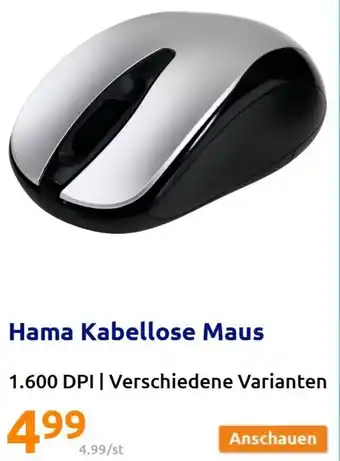 Action Hama Kabellose Maus 1.600 DPI Angebot