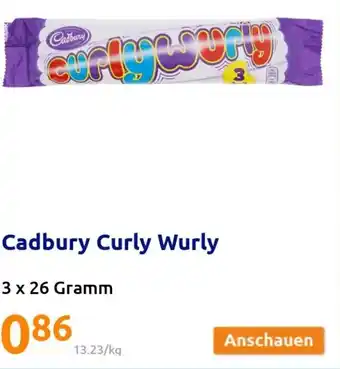 Action Cadbury Curly Wurly 3 x 26 Gramm Angebot