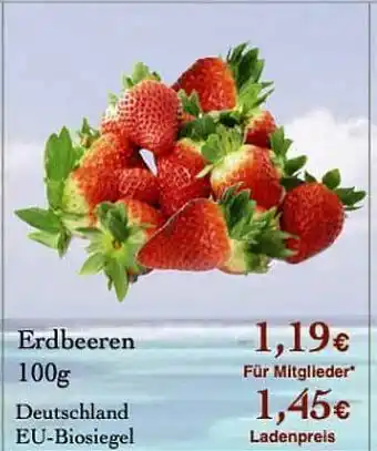 LPG Biomarkt Erdbeeren 100g Angebot