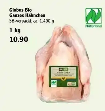 Globus Globus Bio Ganzes Hähnchen 1kg Angebot