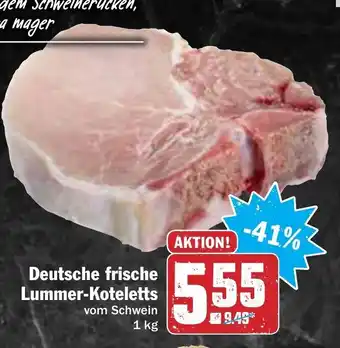 Hit Deutsche frische Lummer Koteletts 1kg Angebot