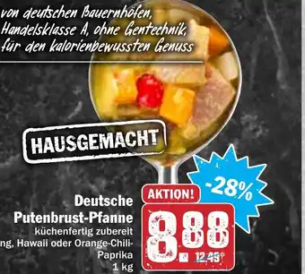 Hit Hausgemacht Deutsche Putenbrust-Pfanne 1kg Angebot