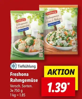 Lidl Freshona rahmgemüse Angebot